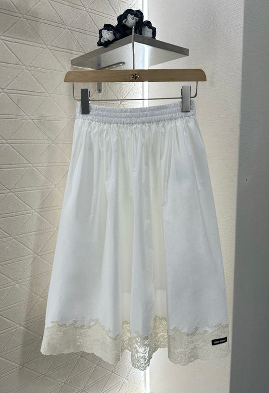 Mi*mi*♥New Arrival Lace Trim Skirt