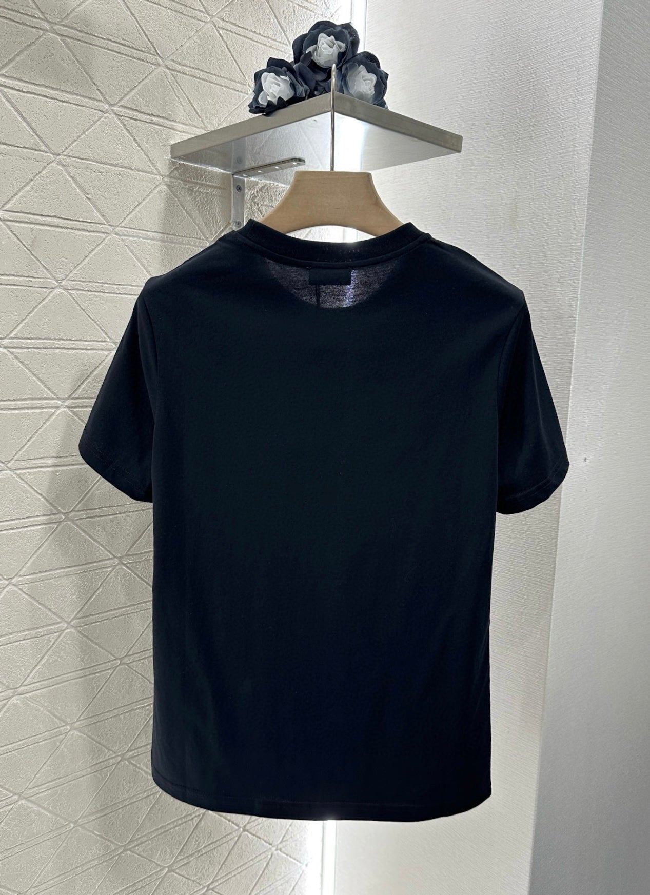 C*♥New product Embroidered short sleeves
