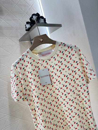 V*♥New arrival Cherry short sleeves