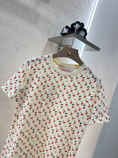 V*♥New arrival Cherry short sleeves