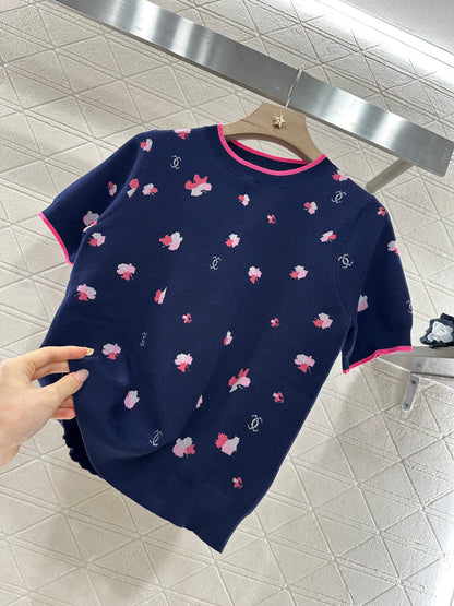 C*♥New arrival Knitted short sleeves