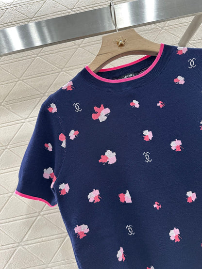 C*♥New arrival Knitted short sleeves