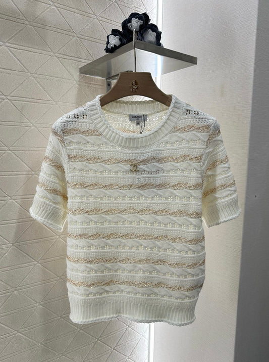 C*♥New arrival Knitted short sleeves