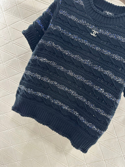 C*♥New arrival Knitted short sleeves
