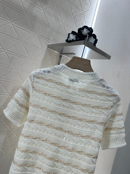 C*♥New Arrival Knitted short-sleeved cardigan