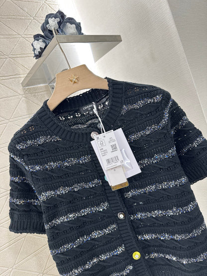 C*♥New Arrival Knitted short-sleeved cardigan
