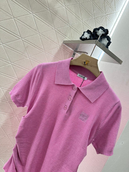 L*♥New arrival Knitted short sleeves