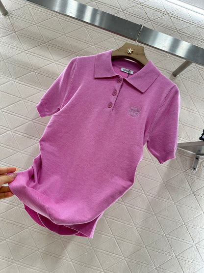 L*♥New arrival Knitted short sleeves