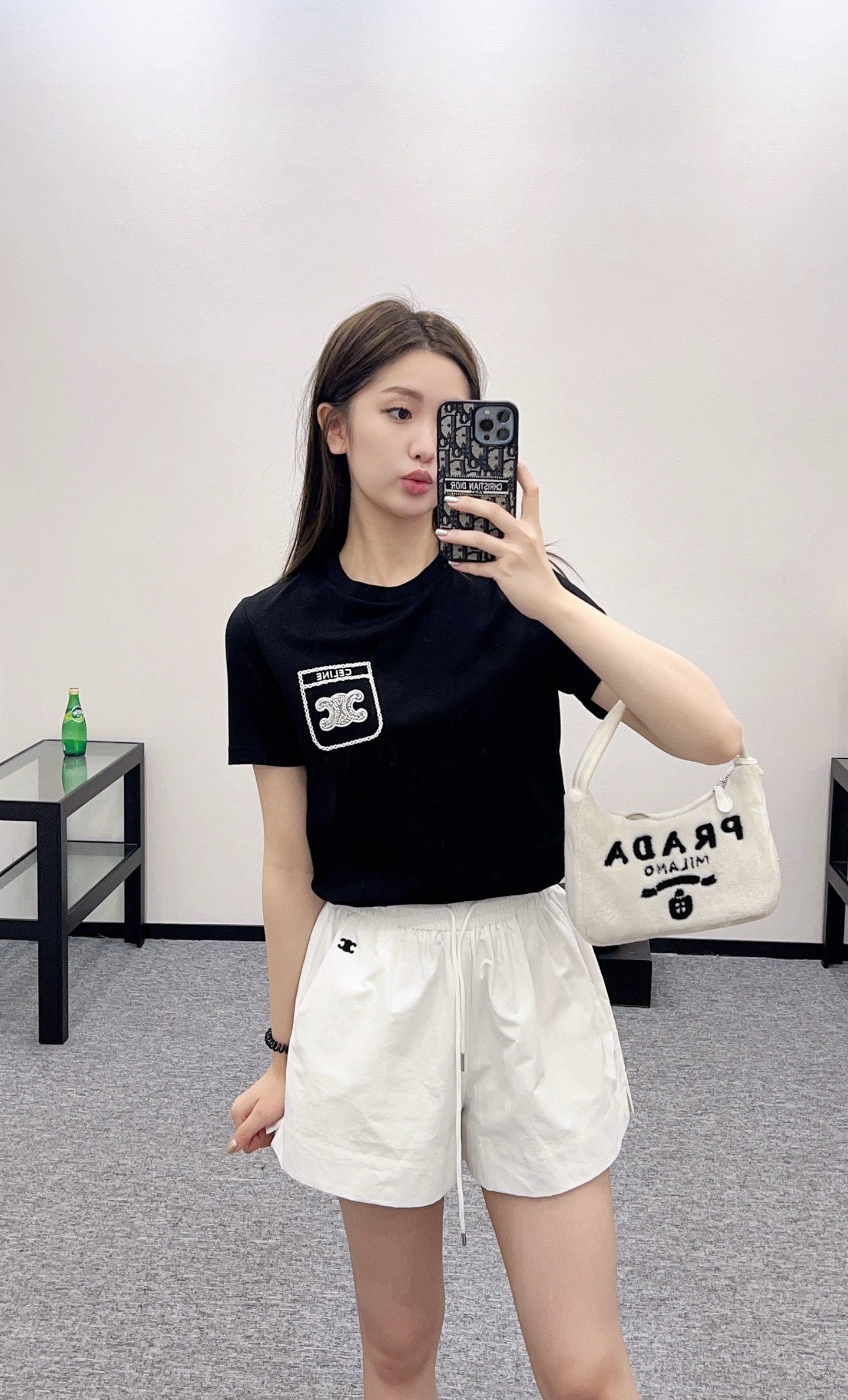 C*♥New arrival Embroidered shorts