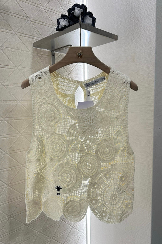 D*♥New arrival Hollow knitted vest
