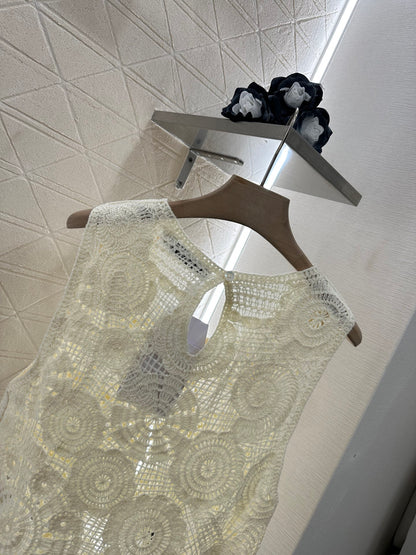 D*♥New arrival Hollow knitted vest