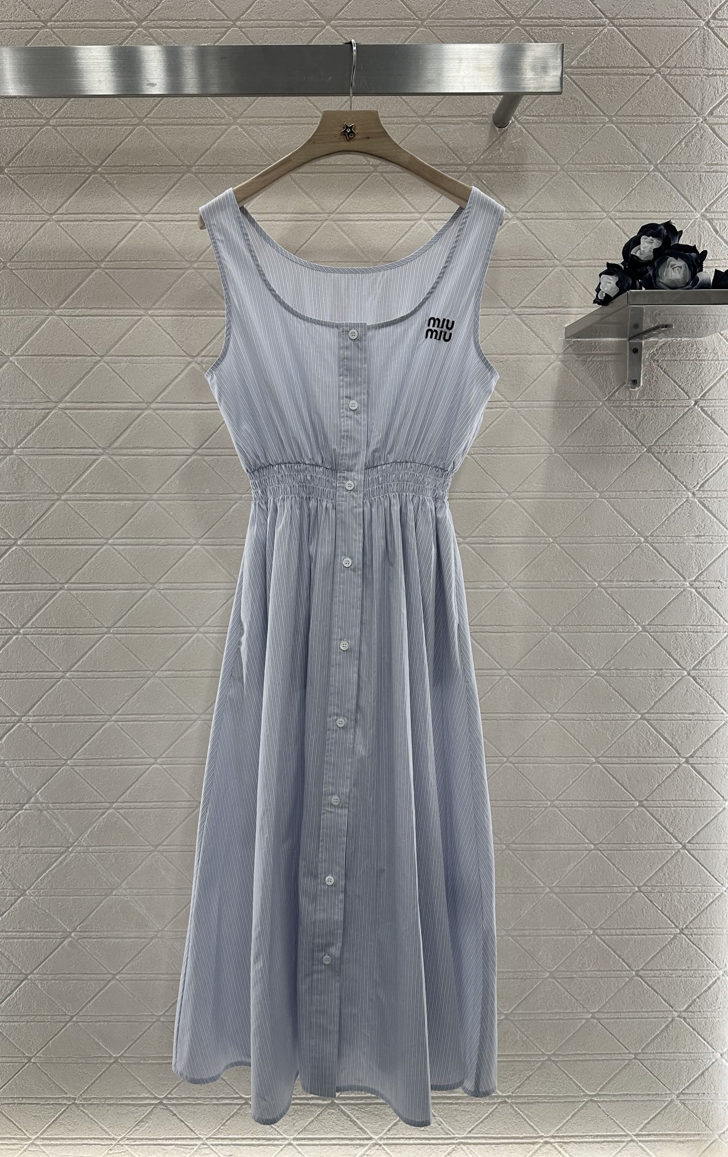 Mi*mi*♥2025 new product Striped vest dress