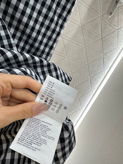 Mi*mu*♥2025 new products Plaid dress