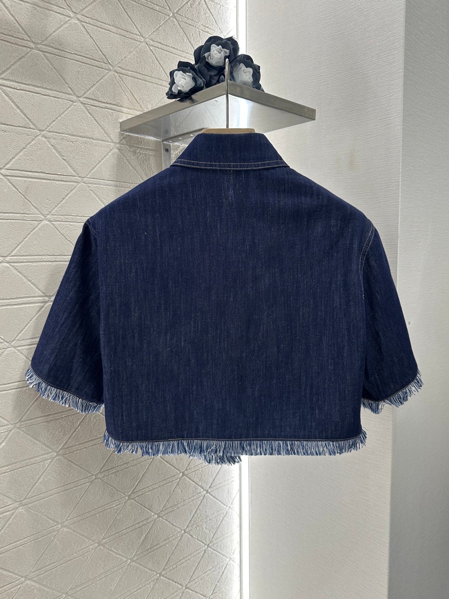 Z*♥2025 new product Denim shirt set