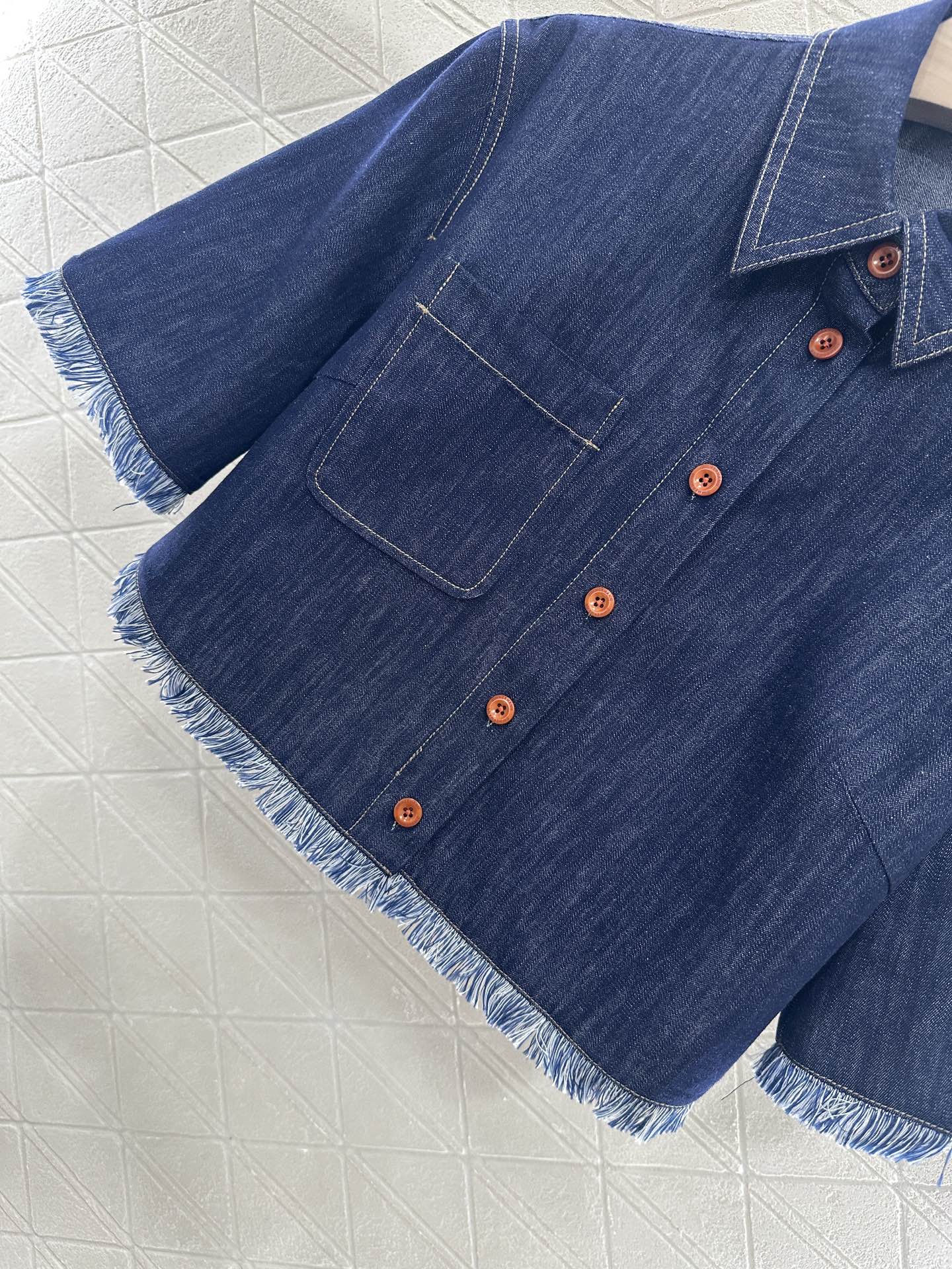 Z*♥2025 new product Denim shirt set