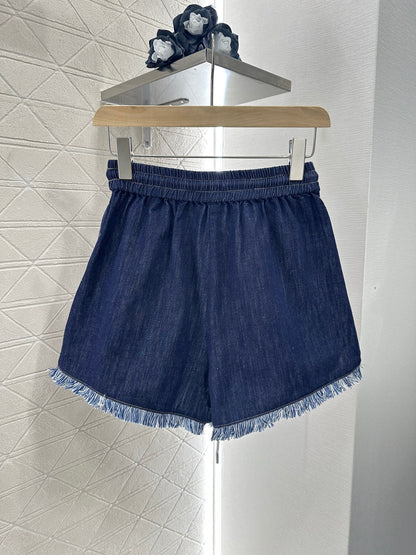 Z*♥2025 new product Denim shirt set