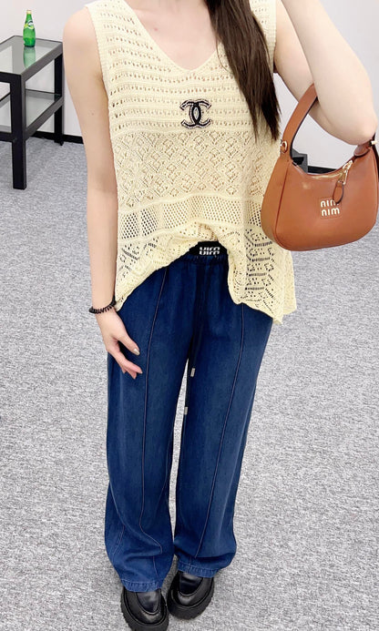 Mi*mi*♥2025 new products Denim trousers