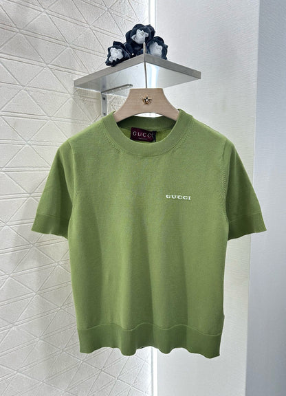 G*♥2025 new products Knitted short sleeves