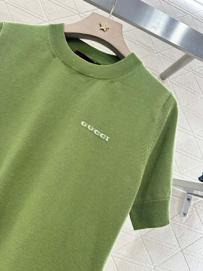 G*♥2025 new products Knitted short sleeves