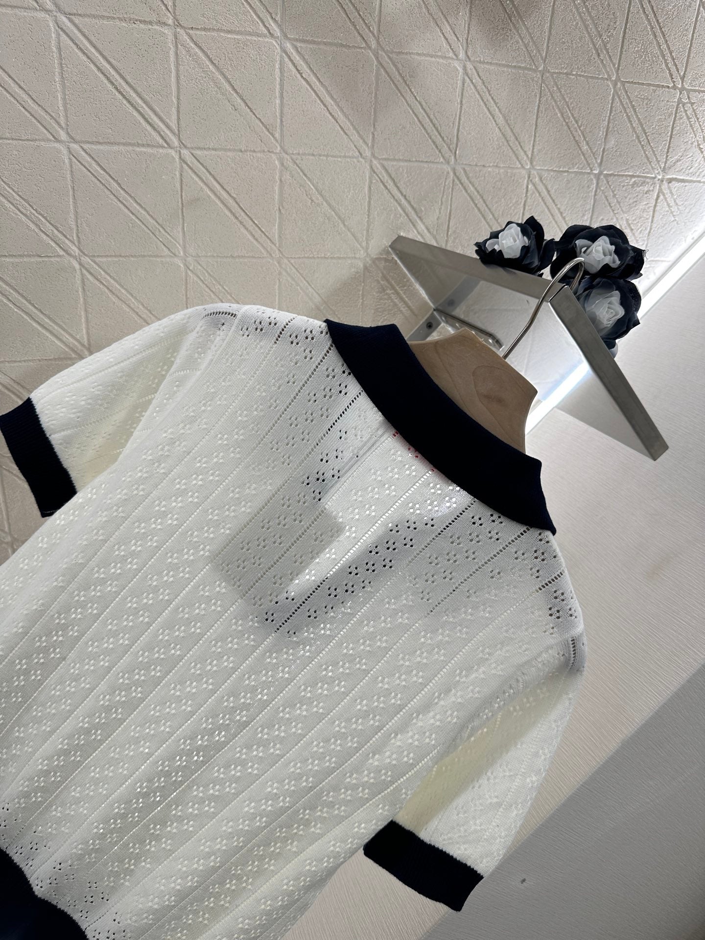 V*♥New Arrival Cherry knitted short sleeves