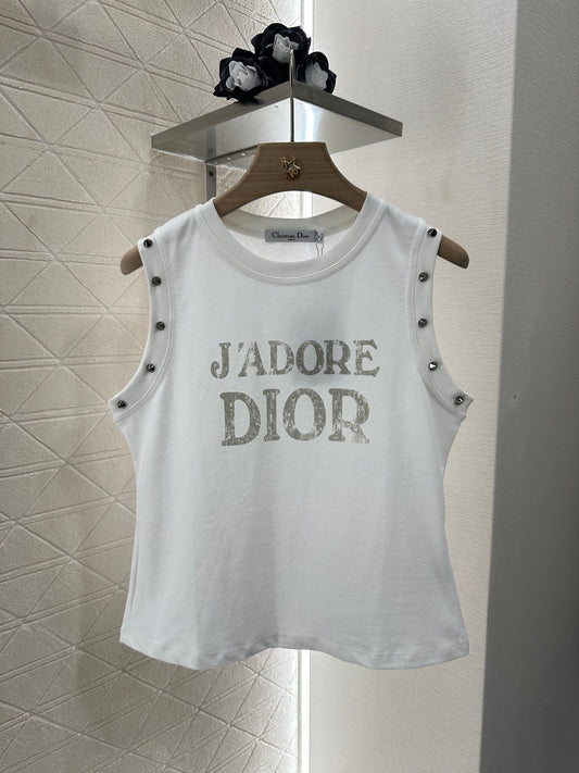 D*♥2025 new product Riveted cotton vest
