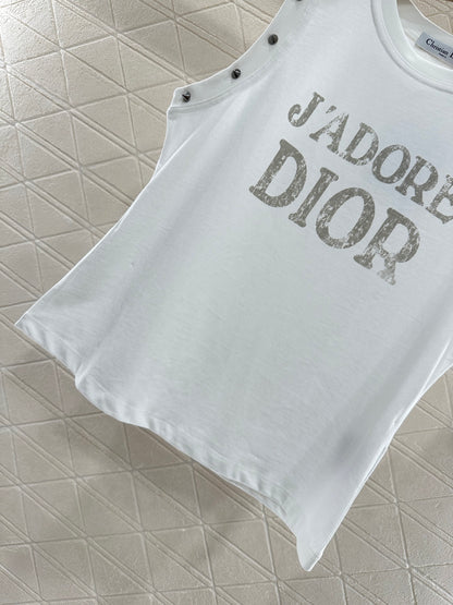 D*♥2025 new product Riveted cotton vest