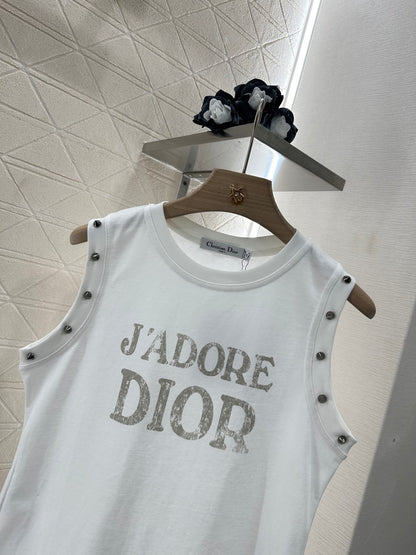 D*♥2025 new product Riveted cotton vest