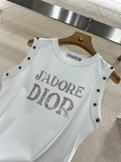 D*♥2025 new product Riveted cotton vest