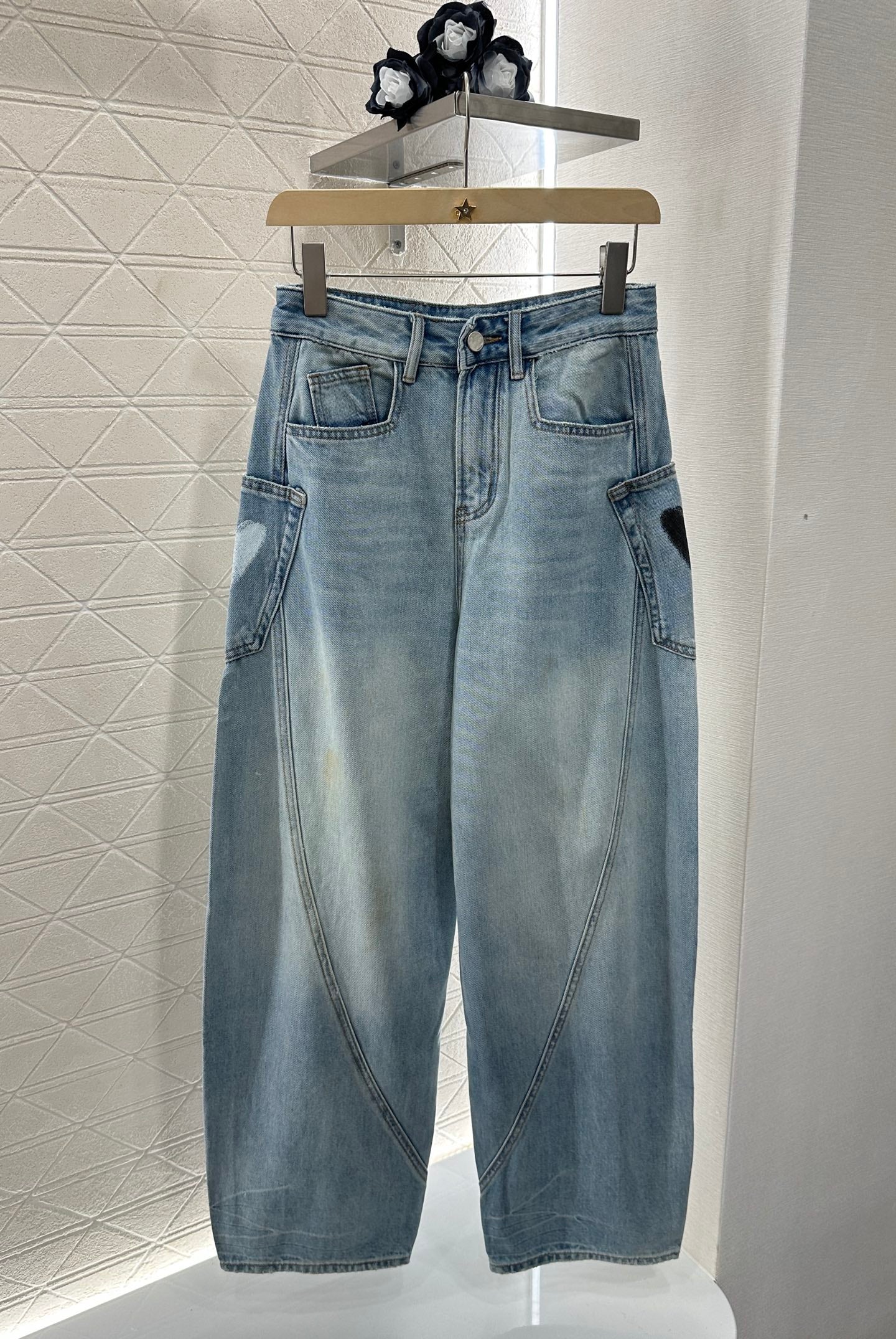 Fashion brand*♥New arrival Denim trousers
