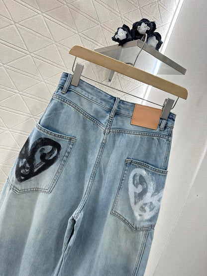 Fashion brand*♥New arrival Denim trousers