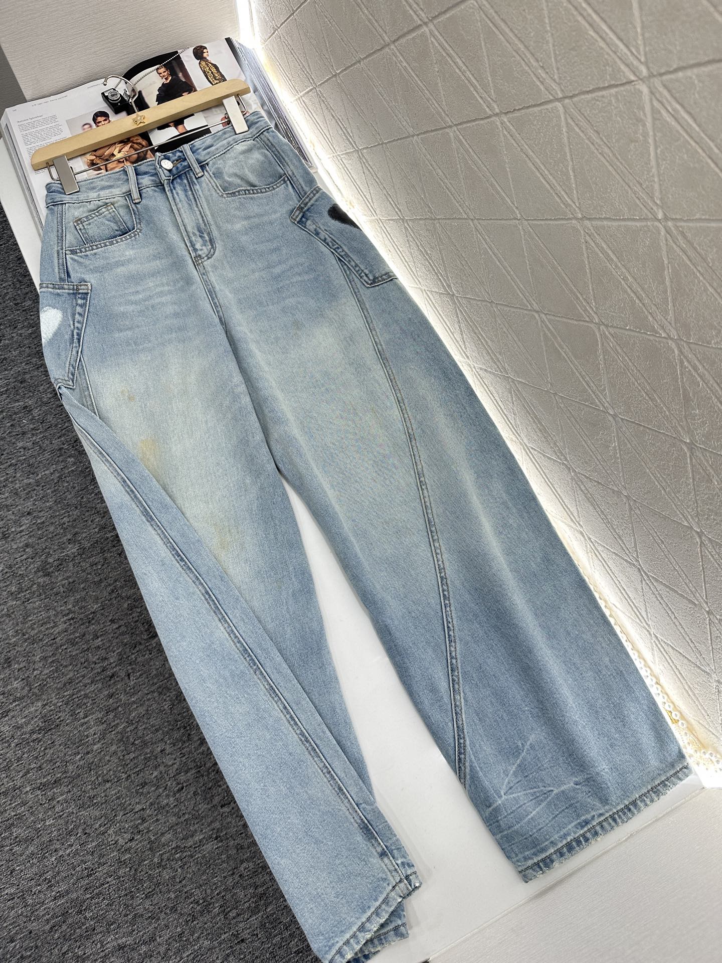 Fashion brand*♥New arrival Denim trousers