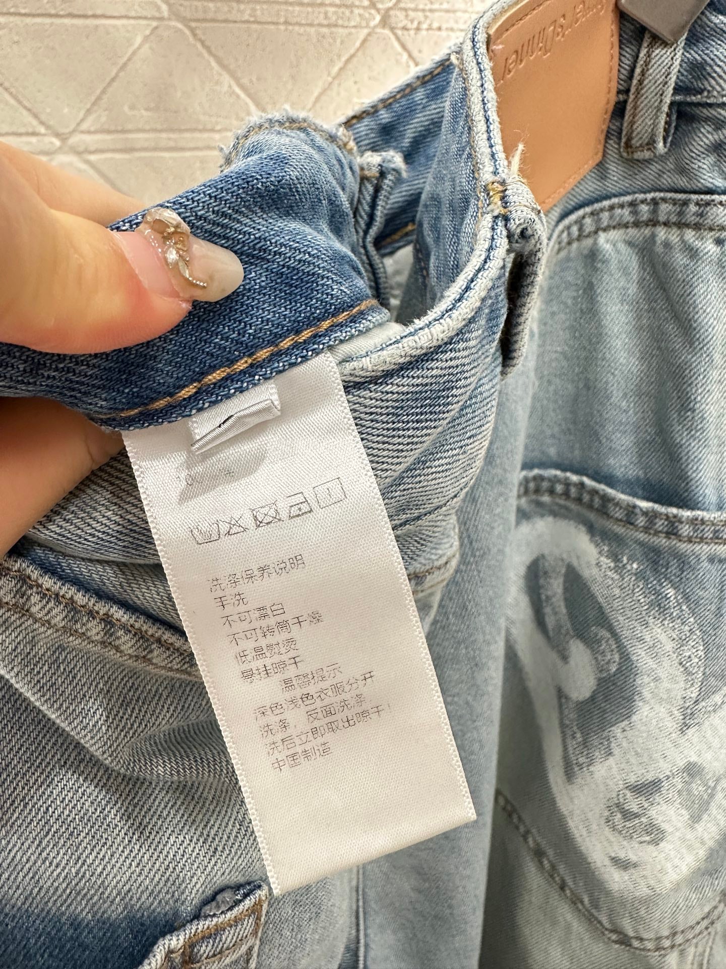 Fashion brand*♥New arrival Denim trousers