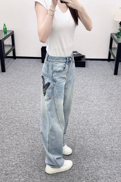 Fashion brand*♥New arrival Denim trousers