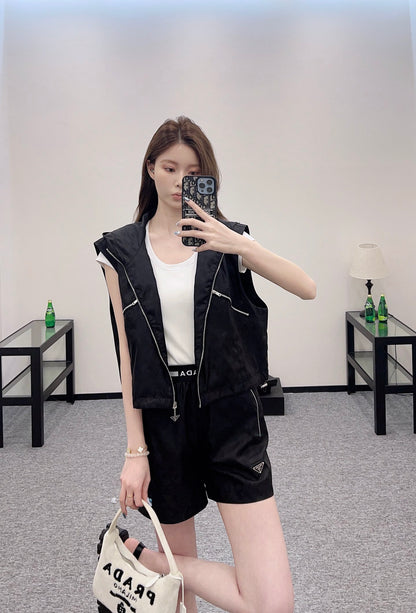 P*♥2025 new products Vest shorts set