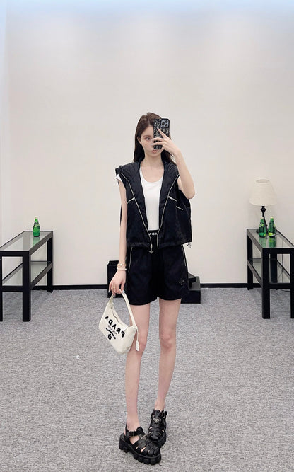 P*♥2025 new products Vest shorts set