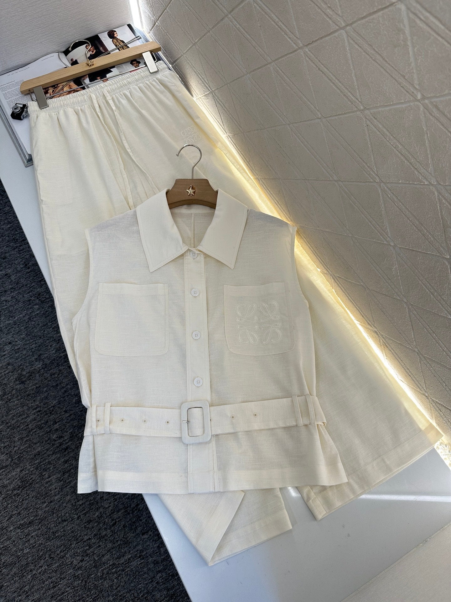 L*♥2025 new products Vest and trousers set