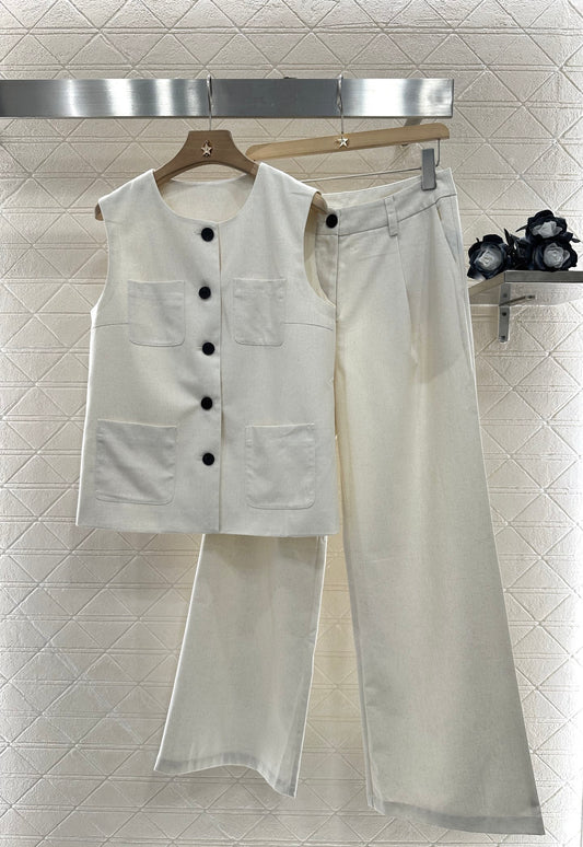 Loro*♥2025 new products Vest and trousers set