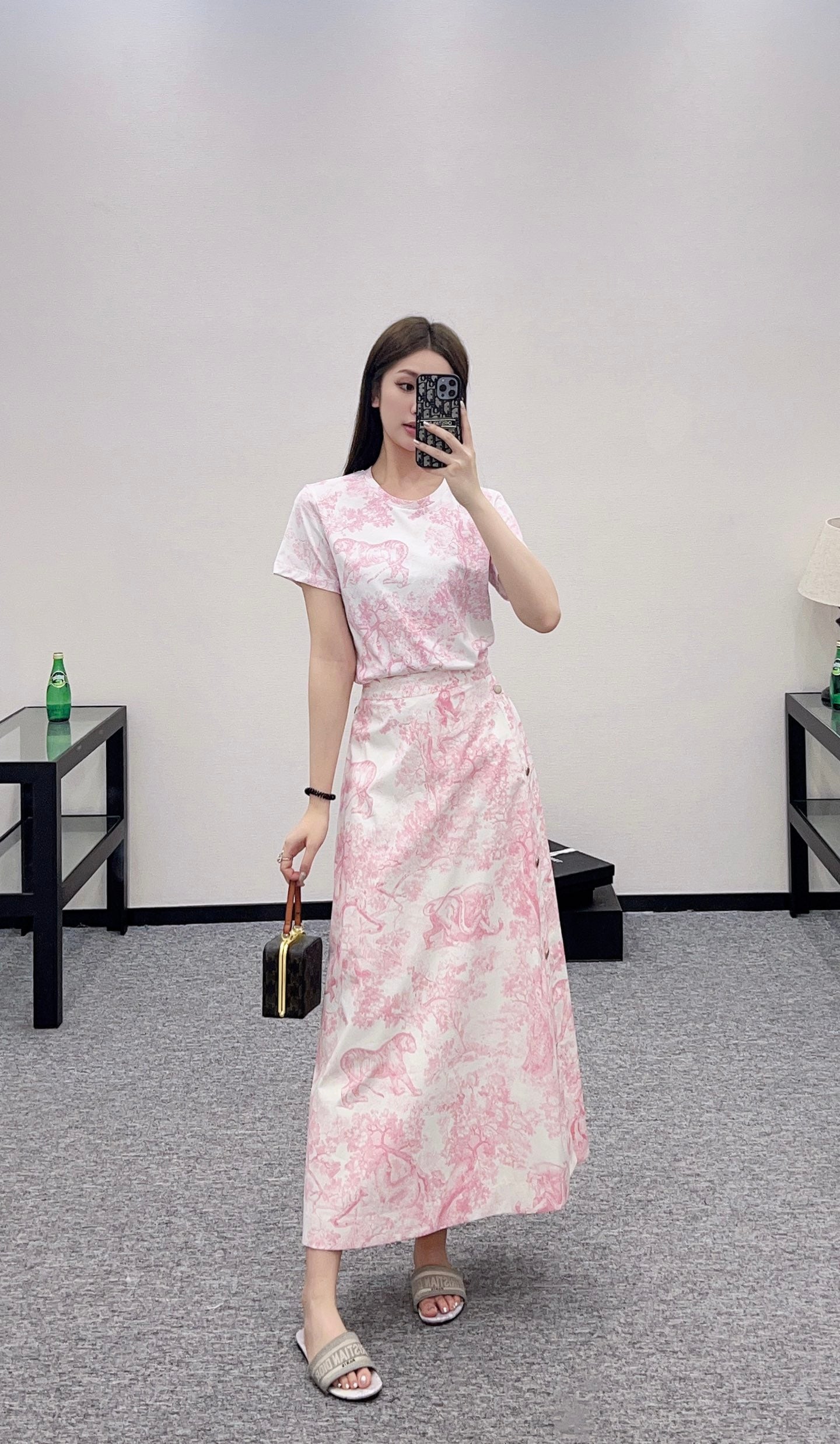 D*♥2025 new product Short-sleeved skirt suit