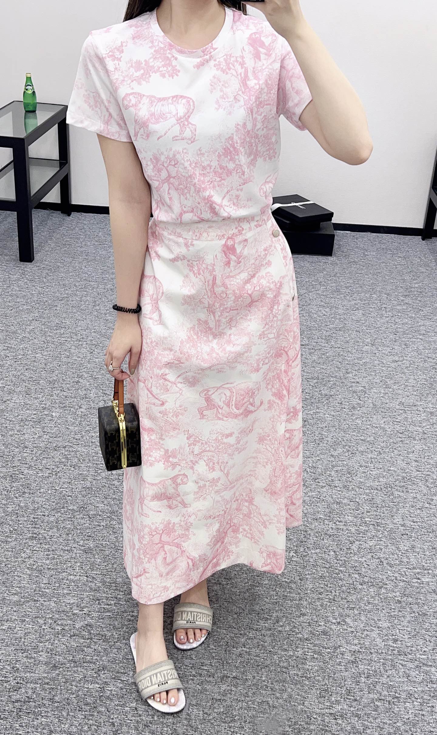 D*♥2025 new product Short-sleeved skirt suit