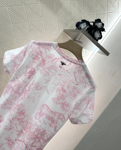 D*♥2025 new product Short-sleeved skirt suit