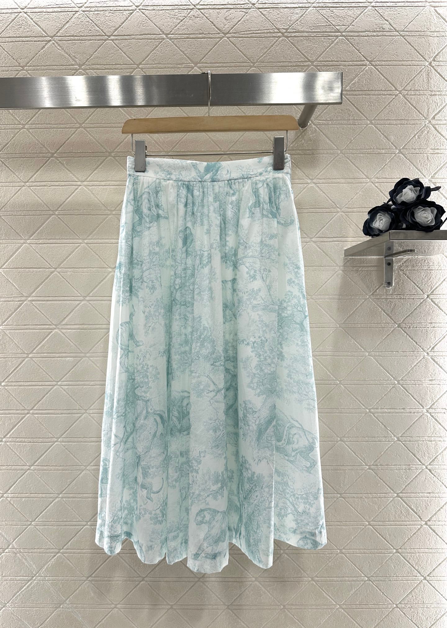 D*♥2025 new product Printed shirt and skirt set