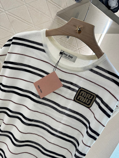 Mi*mi*♥New product Knitted short sleeves