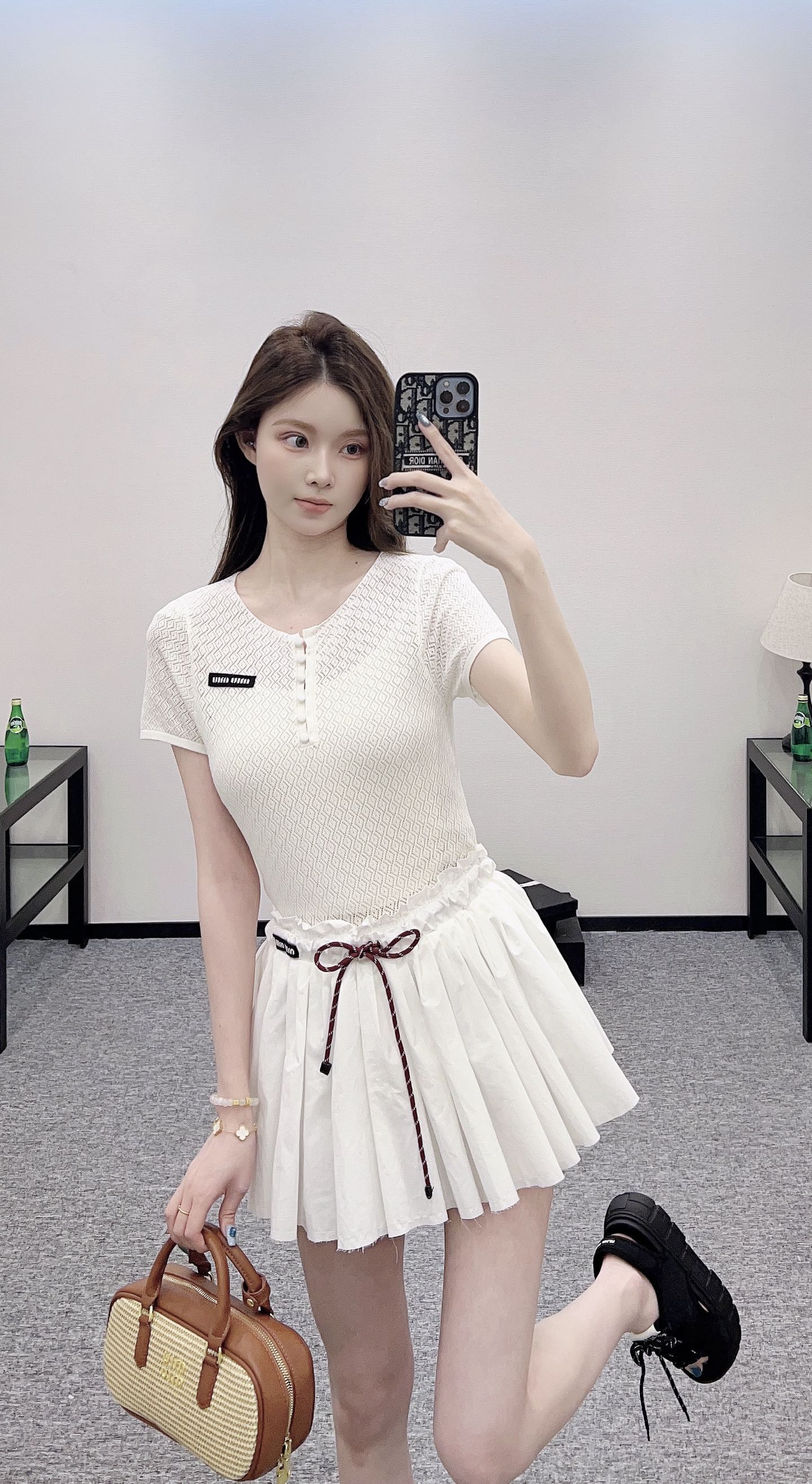 Mi*mi*♥2025 new products Knitted short sleeves