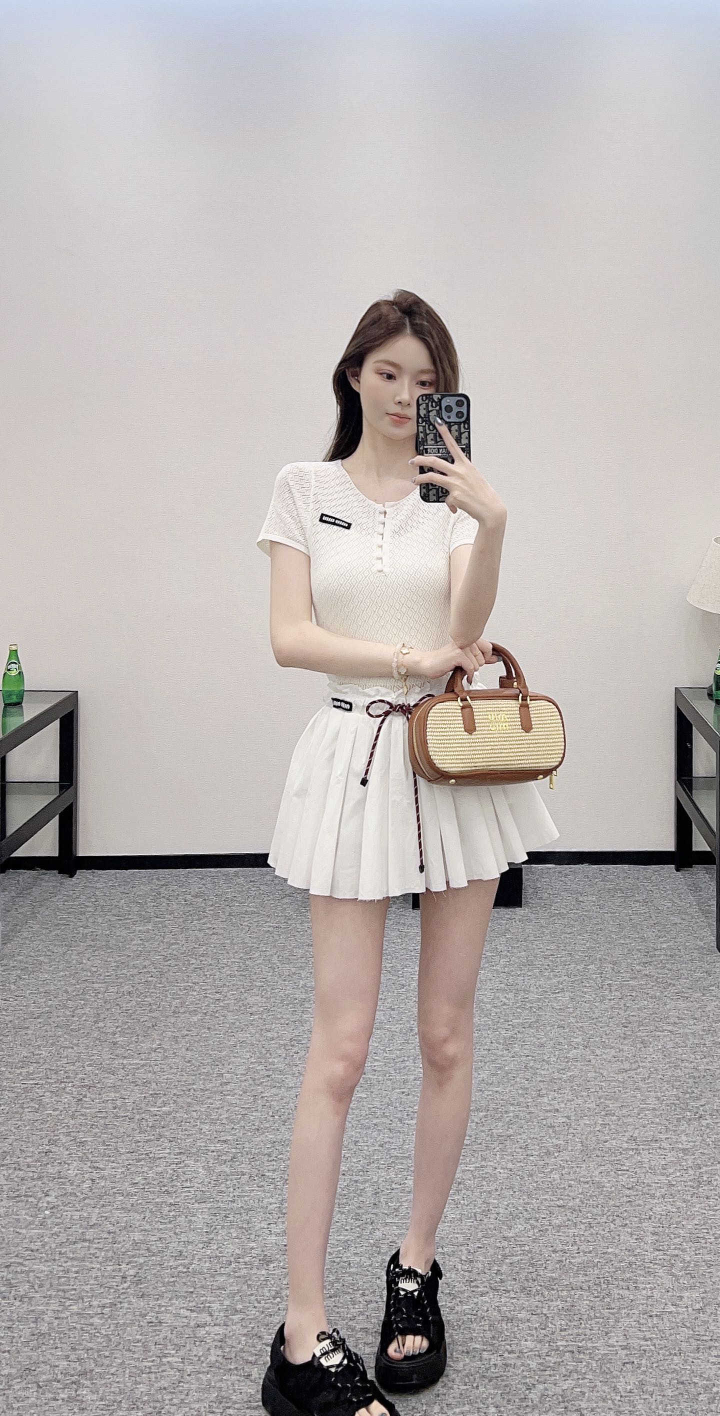 Mi*mi*♥2025 new products Knitted short sleeves
