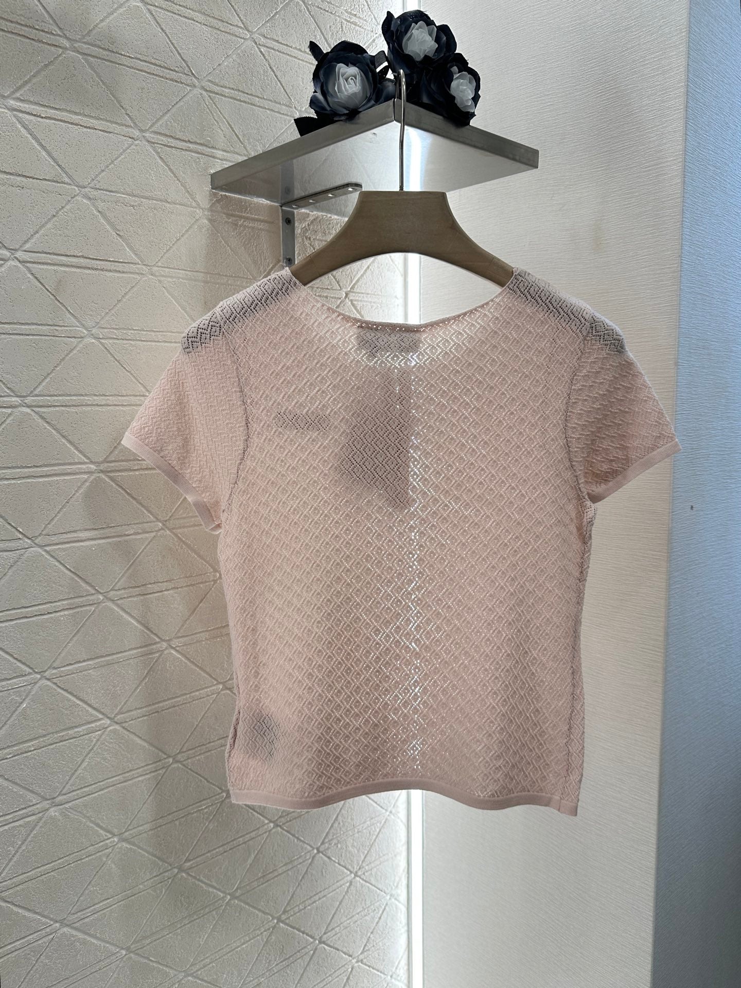 Mi*mi*♥2025 new products Knitted short sleeves