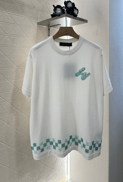 Louis *♥New arrival Beaded cotton top