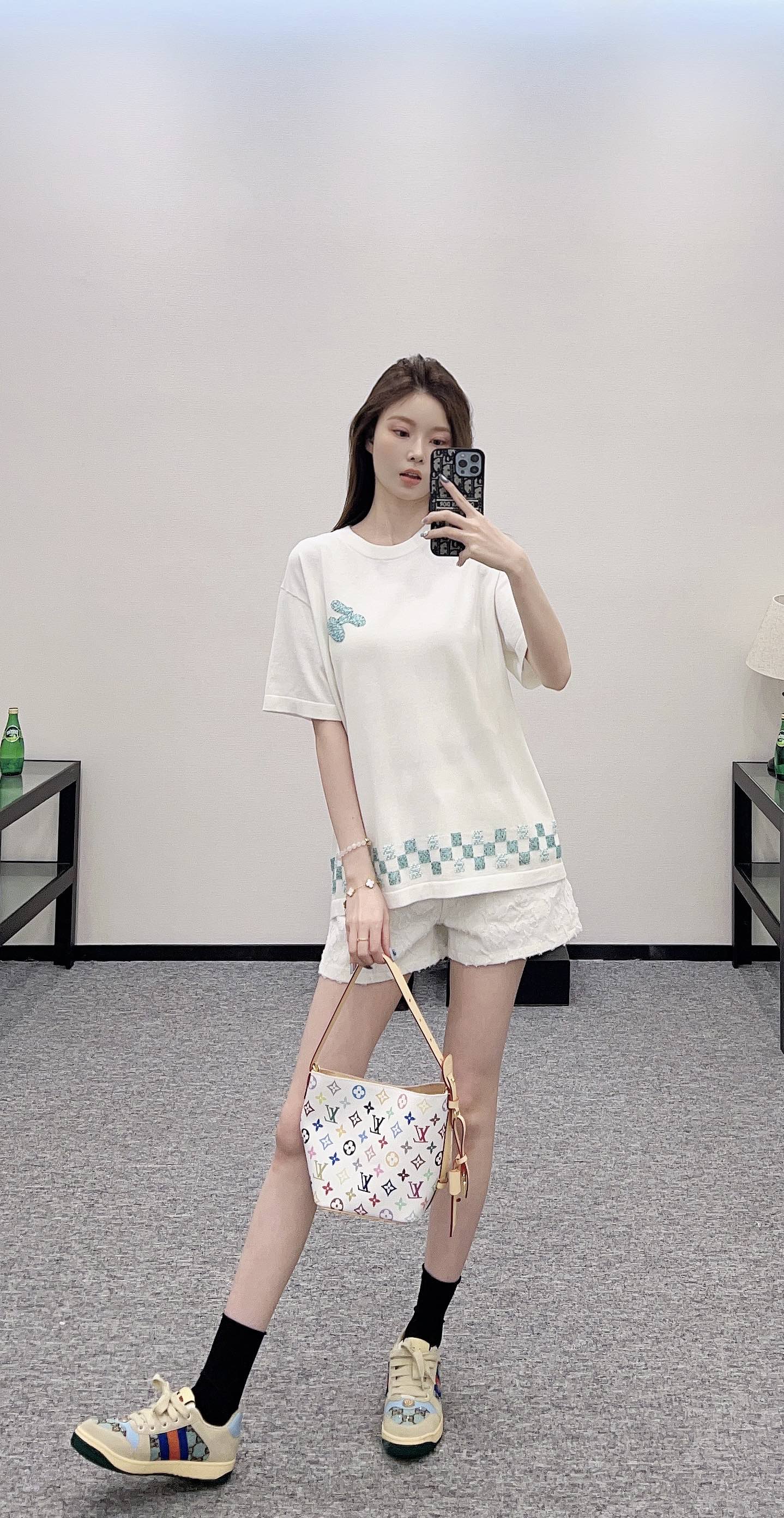 Louis *♥New arrival Beaded cotton top