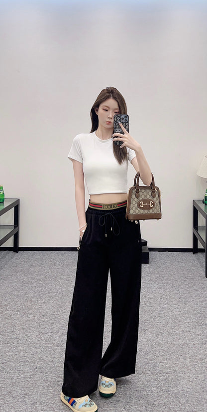 G*♥2025 new products Drawstring trousers