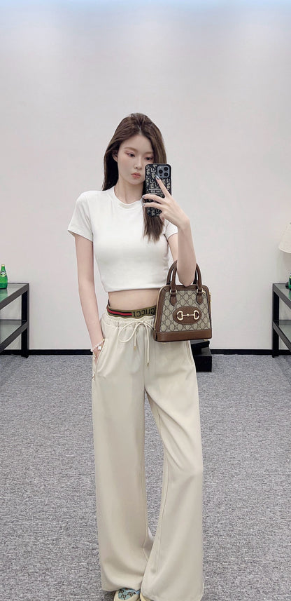 G*♥2025 new products Drawstring trousers