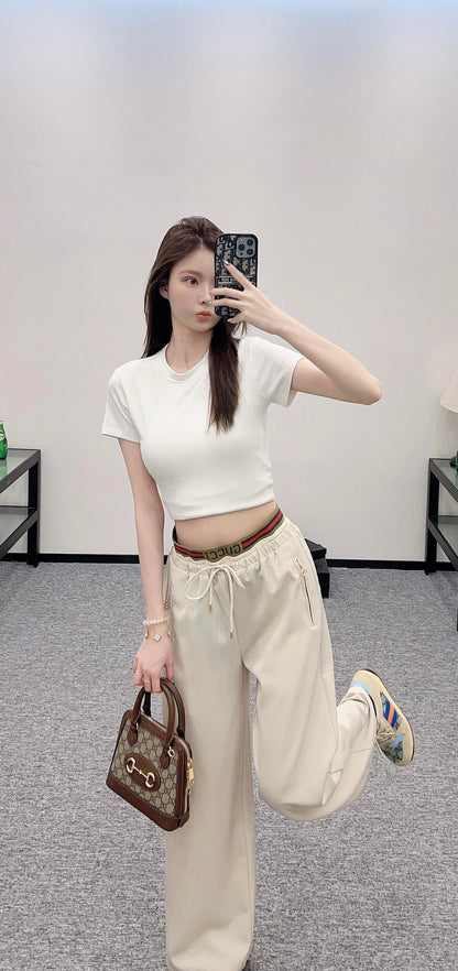 G*♥2025 new products Drawstring trousers
